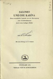 Salomo und die Karīna 