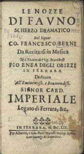 Nozze di Fauno , Le 
