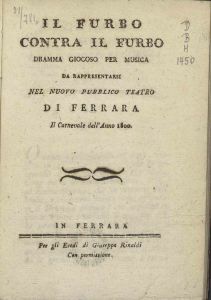 Furbo contra il furbo , Il 