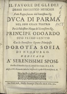 Favore de gli dei , Il 