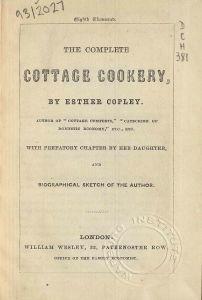 Complete cottage cookery , The 