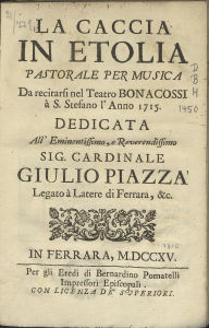 Caccia in Etolia , La 
