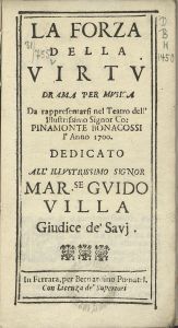 Forza della virtu , La 