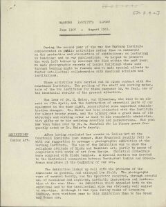 Warburg Institute annual report: 1940/41, The 